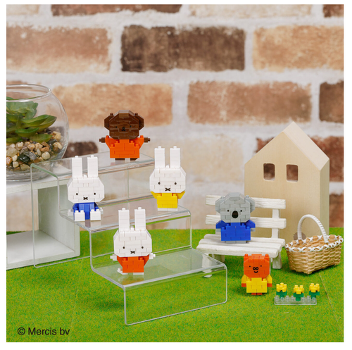 Nanoblock Mininano - MIFFY, Volume 3, all 6 models of the set, NBMC-64S, NEW - Picture 5 of 6