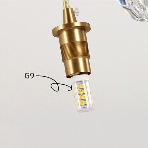 1Pcs LED Crystal Pendant Light Bar Ceiling Lamp Chandelier Lighting Bedroom - Picture 8 of 17