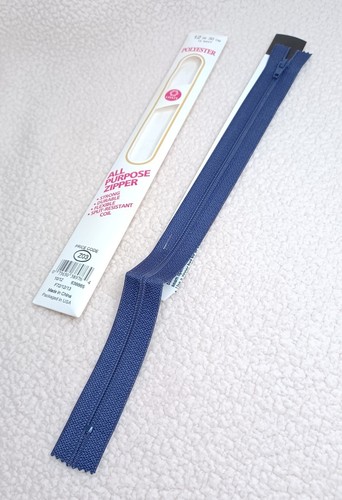 Vintage Coats & Clark 12" Navy Zipper F72/12/13 All Purpose Zipper Polyester - Picture 10 of 13