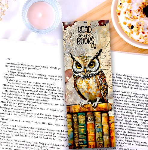 Eule Lesezeichen Weiterlesen Bücher, Geschenk für Leser, Buchclub, Sammlerstück