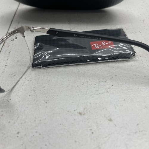 Ray Ban Matte Red Ferrari On Silver Active Lifestyle Glasses Mens 54-18-145 - Picture 8 of 10