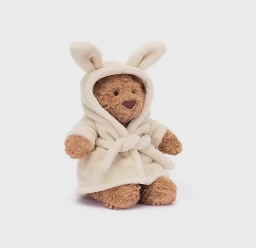 Jellycat Bathrobe Bartholomew Bear NWT-Birthday Gift Cute Toys - Picture 3 of 6