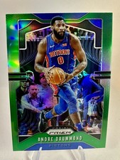 2019-2020 Panini Prizm Basketball- Andre Drummond Green No. 92 Detroit Pistons