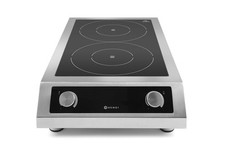 Hendi Induktionskocher 2x3500W 400V Profi Line mit manueller Bedienung