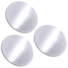 Selenite Crystal Palm Stones Pack of 3 Reiki Chakra Home Decor Gift