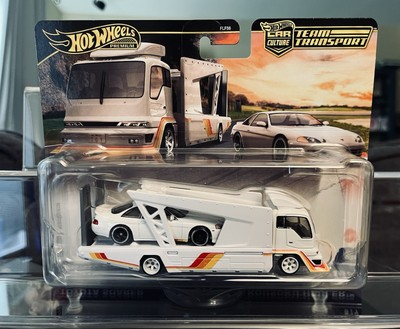 #ad Toyota Soarer amp; Kousoku Hauler TEAM TRANSPORT Hot Wheels 2025 JBM32 white $29.99