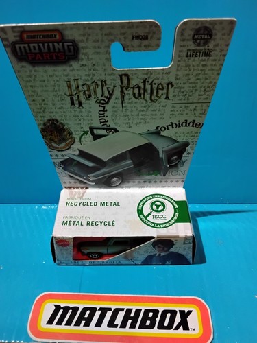 2025 MATCHBOX MOVING PARTS 62 FORD ANGLIA BLUE HARRY POTTER 60s BRITISH CLASSIC - Picture 3 of 4