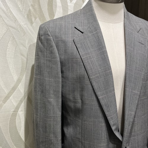 Brooks Brothers Anzug grau 42 L kariert Vintage 80er Einreiher 2 Knopf - Bild 3 von 19
