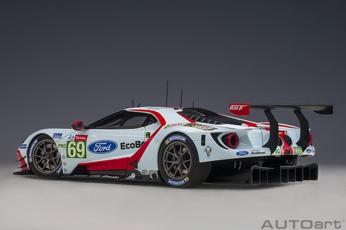 AUTOart 1/18 Ford GT 2019 #69 Le Mans 24 Hours LMGTE Pro Class Light Blue/Red Fi - Picture 2 of 9
