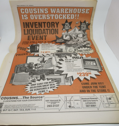 Peninsula Beacon Ocean Beach Pt. Loma Newspaper NOV 21, 1991 California - Picture 7 of 20