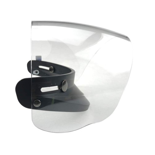 Standard 3-Druckknopf Universal Visier für Jethelm Motorradhelm Wind S... - Bild 5 von 9