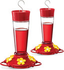 10Oz Hummingbird Feeder Set Of 2 Leakproof Attractive Wildlife Feeder
