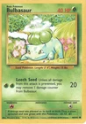Bulbasaur 44/102 Base Set Pokemon Card 1999 WOTC Vintage Unlimited LP