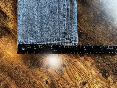 Jeans Pistola Cassie super alti dritti bottoni mosca taglia 26 vestibilità 28x30 - Foto 14 di 15