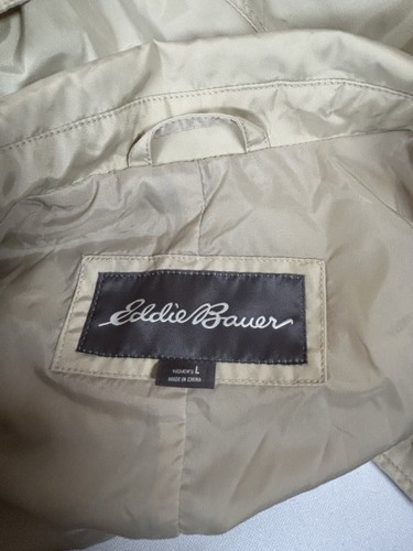 Eddie Bauer WeatherEdge Damen Trench wasserdichte Jacke Gr. Large beige/creme - Bild 8 von 10