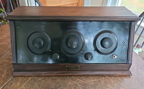 Rarität Vintage 20er Jahre Chelsea Modell Super 5 batteriebetrieben Röhrenradio sieht super aus!