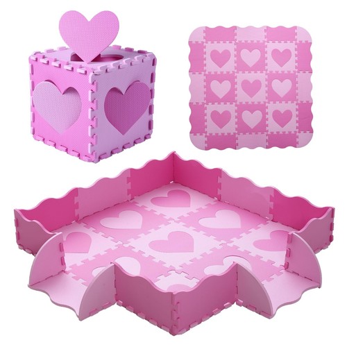 Foam Play Mat for Kids,25Pcs Square Interlocking Puzzle Floor Mat,Baby Play M...