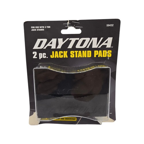 Daytona 2 Pc Rubber Jack Stand Pads Covers Slip Oil Resistant Adapters for 3-Ton - Bild 1 von 9