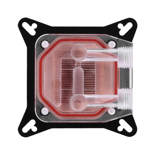 Computer Gpu Water Cooler Cooling Block Copper Base Pom Cover With Waterwa AM - Afbeelding 19 van 22