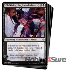 Ob Nixilis, The Hate-twisted X4 M/NM Magic: The Gathering MTG War Of The Spark