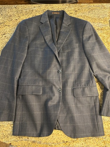 Blazer deportivo a cuadros gris Peter Millar Ethomas mezcla de lana cachemir 40R Business - Imagen 8 de 12