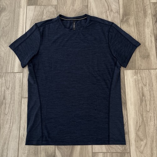 Ten Thousand The Versatile Shirt Mens Sz M Blue Athletic Mesh Performance Tee - Picture 1 of 9