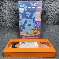 Blues Clues Arts and Crafts VHS Tape 1998 Nick Jr Nickelodeon Steve Orange