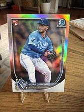 2025 Bowman Chrome Noah Cameron Red Rookie Kansas City Royals #67 Refractor