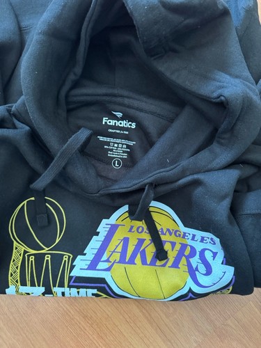 Fanatics Lakers 17 Time Champions 2020 NBA Basketball Hoodie Schwarz Gr. Large Neu - Bild 4 von 4