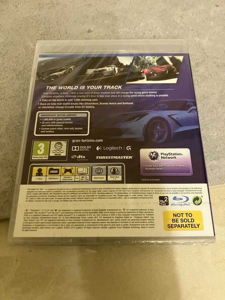Sony PlayStation PS3 Gran Turismo 6 Anniversary Edition 2013 UK PAL New & Sealed - Image 2 of 4