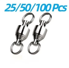 Ball Bearing Fishing Swivels, Swivels Fishing Tackle Saltwater Freshwater 10/30p
