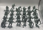 Vintage Lido/Marx 60mm U.S. WW- 2 Green Soldiers Lot of 30 #6