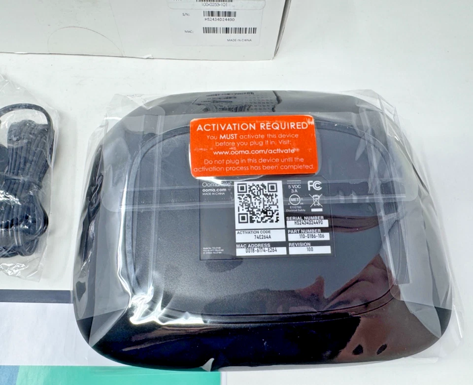 Ooma Telo 免费智能家居电话服务黑色开箱 — 第 4/4 张图片