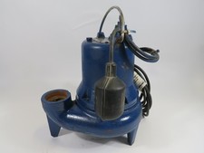 Liberty Pumps LE51M Sewage Pump 2" Inlet/Outlet w/ Float Switch COS DMG USED