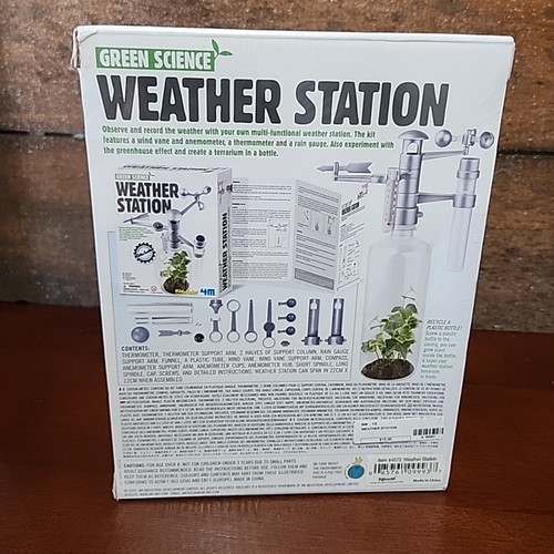 KidzLabs 4M Green Science Wetterstation - Spaß MINT Kit für Kinder NEU/VERSIEGELT - Bild 2 von 3