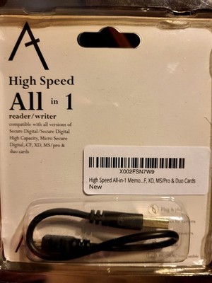 Ships 1 Day! New/SEALED High Speed All-in-1 Memory Card Reader/Writer Acuvar  
