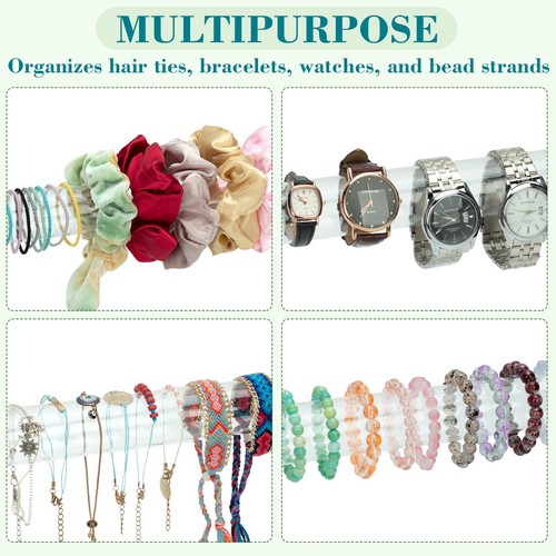 Acrylic Bracelet Holder with 3 Tier, Bracelet Organizer Storage for Bracelets... - Picture 4 of 7