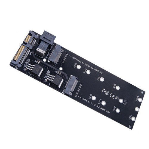 22Pin SATA M.2 SSD Adapter SFF-8643 to NVMe M.2 NGFF SSD for Mainboard d - Photo 5/11
