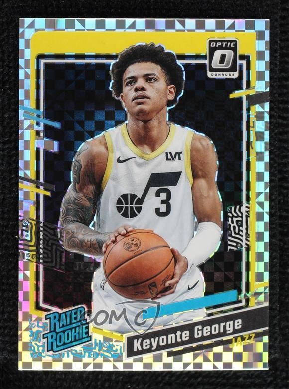2023 Panini Donruss Optic Rated Rookie Checkerboard Prizm Keyonte George #223