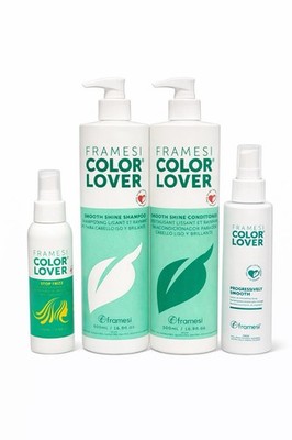 Framesi Color Lover Smooth Shine Shampoo Conditioner & Styling Set