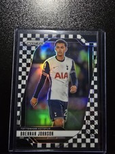 2024-25 Panini Prizm Premier League Black & White Checker Brennan Johnson #79