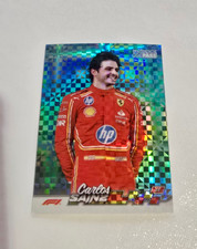 2024 Carlos Sainz Paddock Pass Formula 1 #4 Chrome X-Fractor