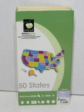 Cricut Cartridge Class 50 States Set 29-0394 Personal Electronic Cutter #10942