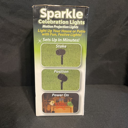 Sparkle Celebration Bewegung Projektionslicht - 5 Muster - 3 Geschwindigkeiten - Bild 4 von 6