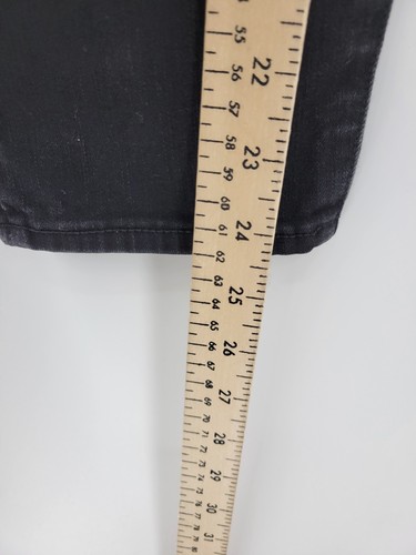 Pantalones de mezclilla American Eagle Dream para mujer 18 cortos negros curvilíneos tiro súper alto jegging - Imagen 6 de 12