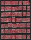 Collection 56 Different United States Private Perforation Stamps Used Very Rare