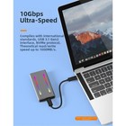 External SSD Enclosure with Dual Protocol for M2 NVMe For SATA USB 31 For GEN2