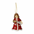 Goebel Engel Jahresengelglöckchen 2025, Porzellan, Rot, Jahresedition, 9.5 cm