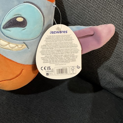 Squishmallows 8" Halloween Stitch come zucca malvagia NUOVO con etichetta 2025 - Foto 3 di 16