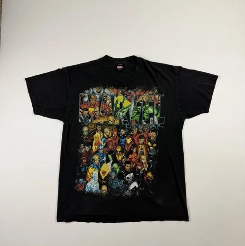 vintage MARVEL COMICS CIVIL WAR MAD ENGINE T-Shirt M x-men spider-man the hulk